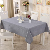 decorative table cloth rectangular tablecloths dining table cover solid color cotton linen tablecloth byetee dining table cover