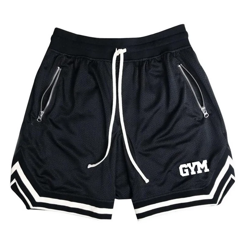 

New Fashion Men Bodybuilding Sweatpants Fitness Short Jogger Casual Gyms Men Shorts Sporting Beaching Shorts Trousers Polyester