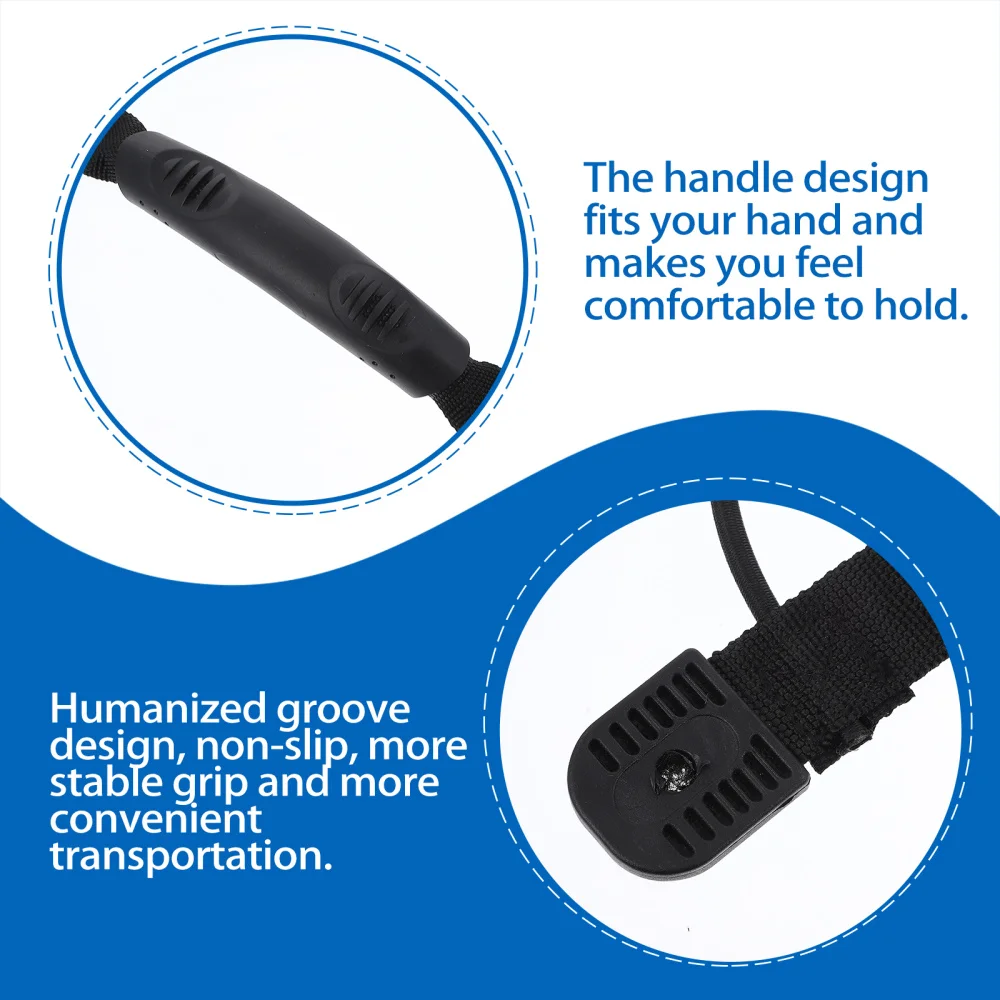 

3 Sets Practical Handle Set Handle Pad Hook and Screws for Kayak