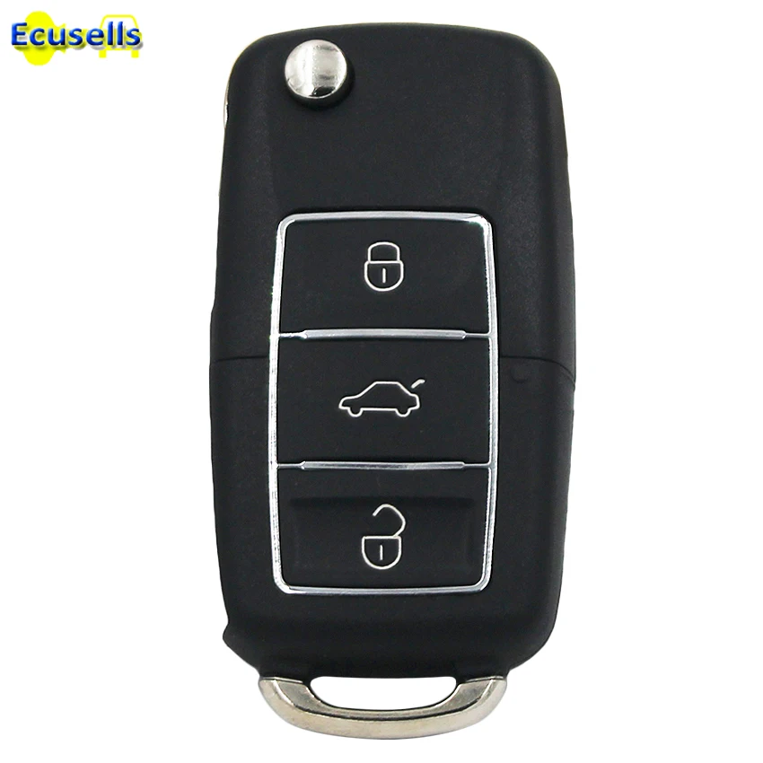 Откидной складной чехол для ключей с дистанционным управлением 3 кнопки Volkswagen VW