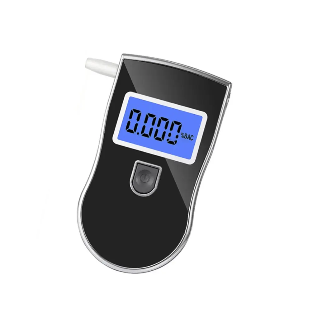 AT-818 Профессиональный полицейский цифровой тестер алкоголя дыхания анализатор дыхания практический тестер