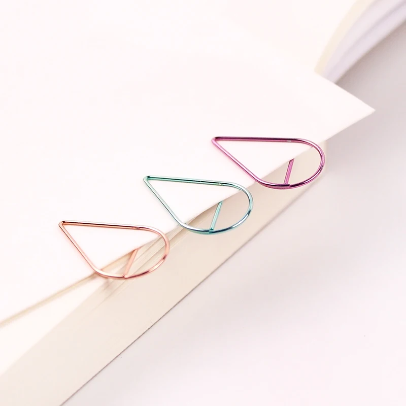 Закладка для бумаги Kawaa металл цвет в ассортименте 10 шт./лот|paper clips|metal paper clipspaper clips