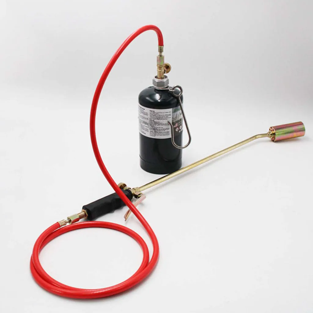 

Gas Welding Torch + Extension Hose + Hook for Weeding in The Garden,