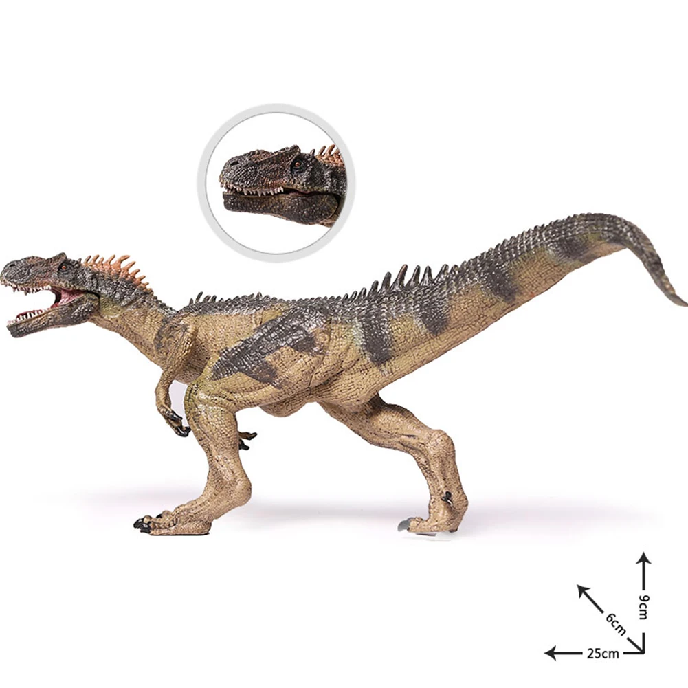 

10inch Jurassic Dinosaur Toy Action PVC Figure Model Kids Dinosaurs Allosaurus Action Figure Jurassic Prehistoric Animal Toy