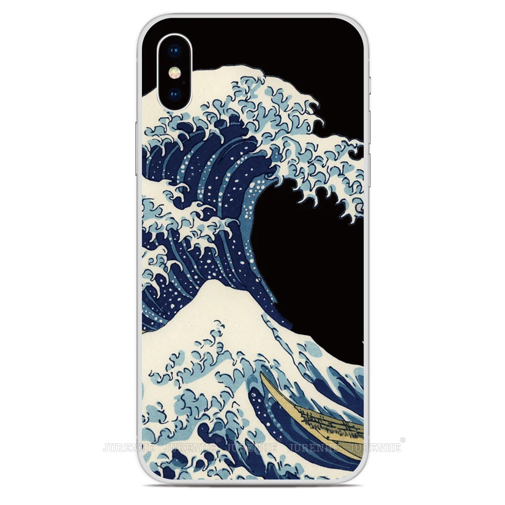 Чехол из силикона и ТПУ для волна канагава чехол Wiko вид 4 2 Go XL U Feel Lite книжка Lenny 5