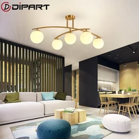 nordic modern simplicity ceiling light dinning room kitchen hanging lamp led bulb gift iron decor home lighting fixtures