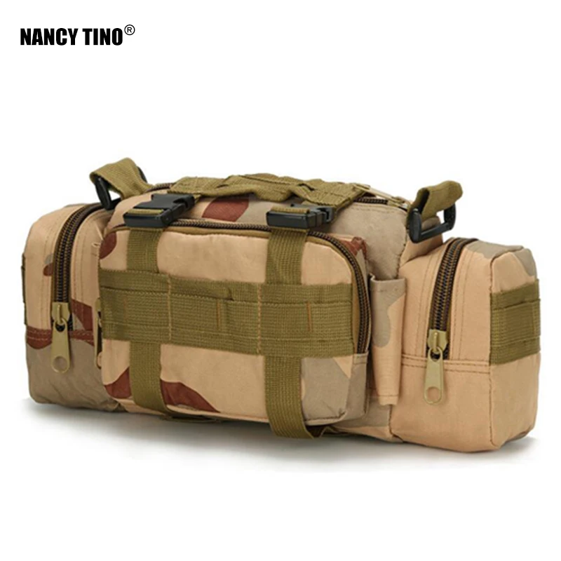 

NANCY TINO Multifunctional Waterproof Fishing Bag Outdoor Sports Waist Pack Fishing Lures Gear Storage Bag Single Crossbody Bags