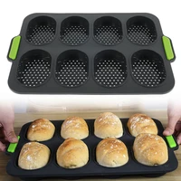 8 cavity silicone cake mold diy baking pastry scone pans tools cake mould oven bread bakeware cake mould