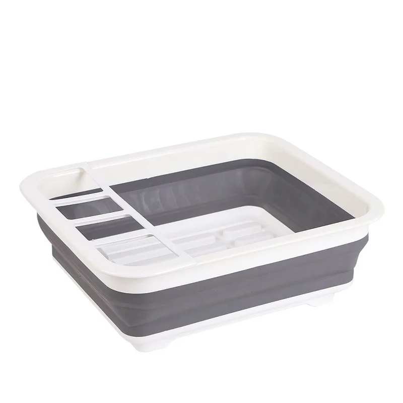 

Foldable Dish Rack Storage Holder Drainer Bowl Chopstick Tableware Portable Drying Dinnerware Organizer Kitchen Supplies
