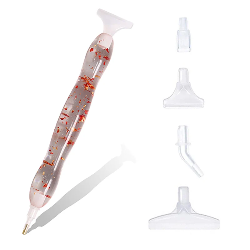 

5D Resin Diamond Brush Resin Needle Punch Pen Cross Stitch DIY Diamond Nail Art Painting Accessories