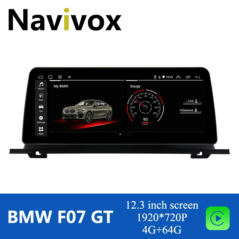 Автомагнитола Navivox мультимедийный стерео-проигрыватель на Android для BMW 5 12 3 540 F07 GT