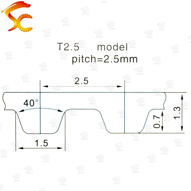 Ремень ГРМ 10 м/лот T2.5 ширина мм ПУ ремень openg для RepRap Prusa Mendel Huxley ЧПУ робототехники |