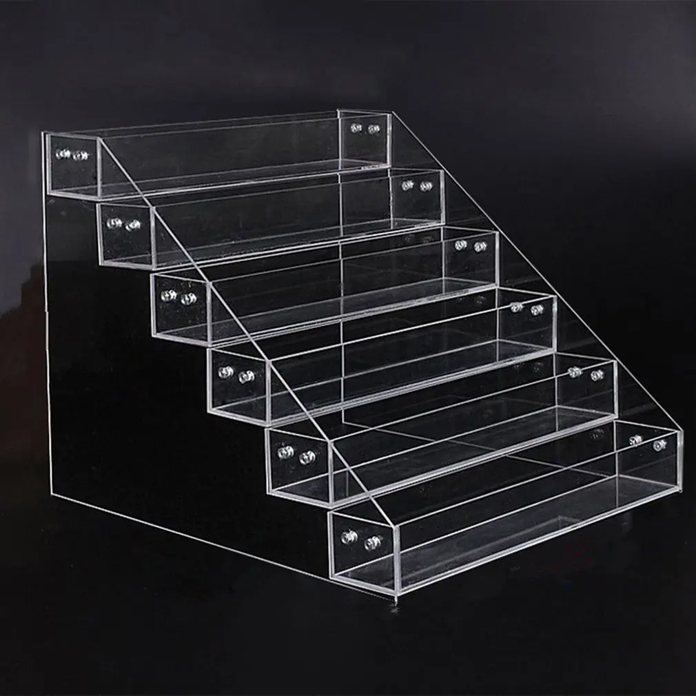

layers Nail Polish Display Stand Clear Cosmetic Varnish Display Rack Holder Essential Oil Bottle Organizer Storage