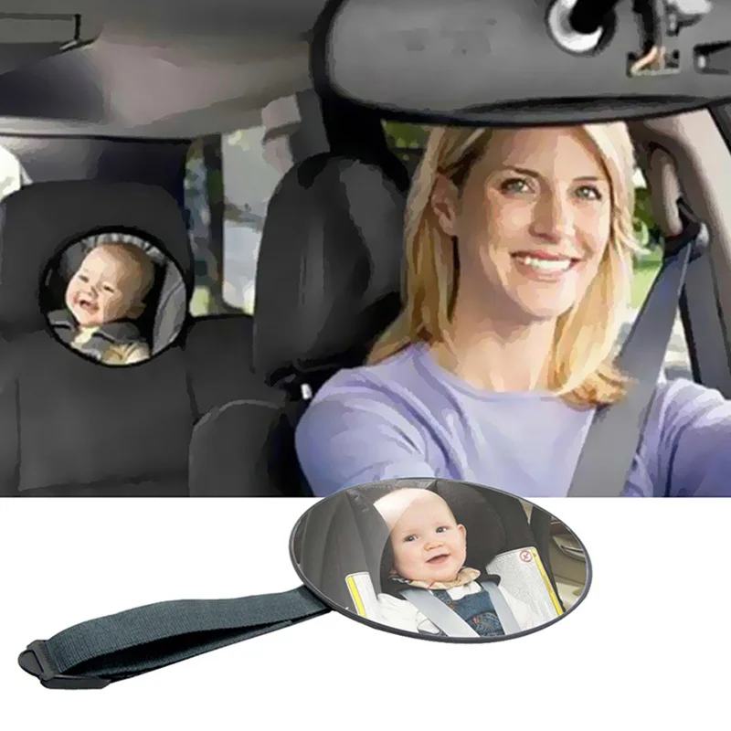 

Baby Car Mirror Safety View Back Seat Mirror Baby Facing Rear Ward Infant Care Square Safety Kids Monitor Car Accessories