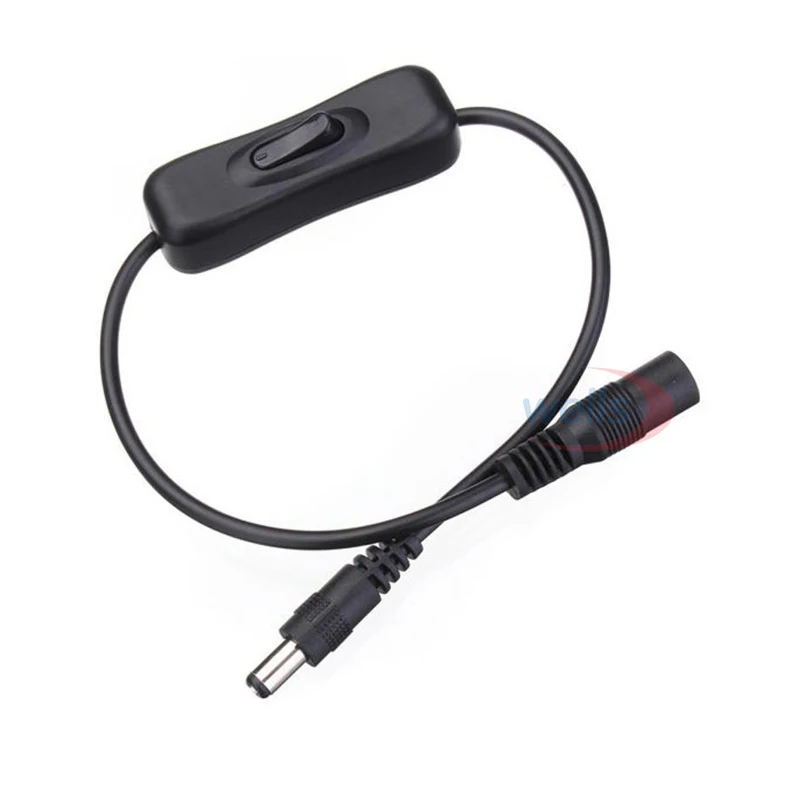 1 шт Мини DC переключатель светодиодные ленты светильник разъем постоянного тока