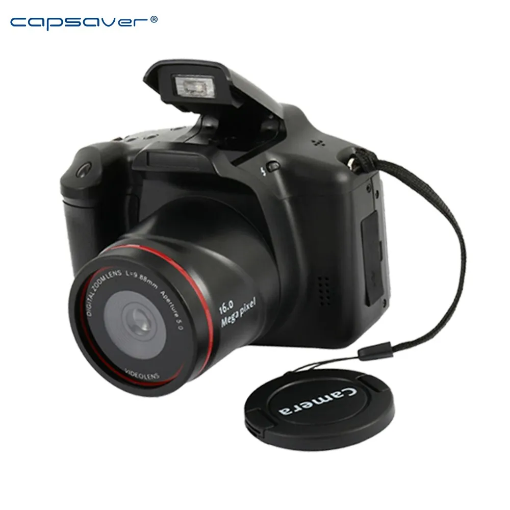 

HD SLR Camera Video Recording Telephoto Cam Digital Lens 16x Zoom with 2.4inch TFT Screen Wide Angle Portable for Travel Outdoor