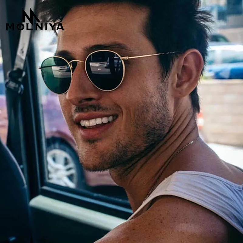 Солнцезащитные очки MOLNIYA в ретро стиле для мужчин и женщин небольшие солнечные