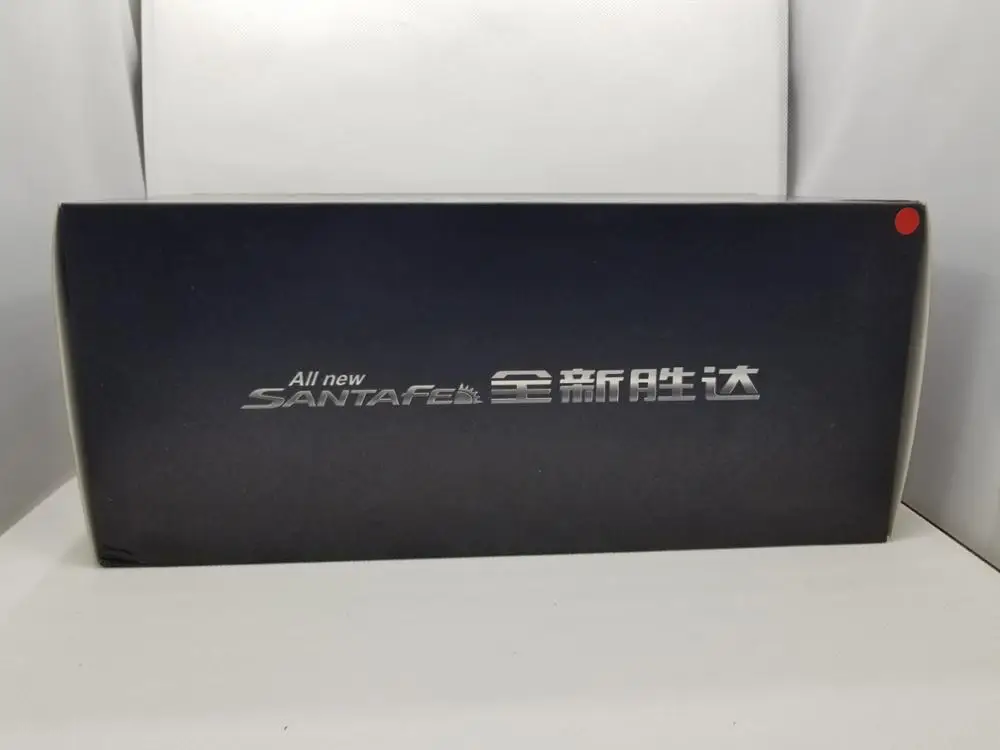 1:18 Модель литья под давлением для Hyundai Santafe Red 2015 игрушечный автомобиль из сплава