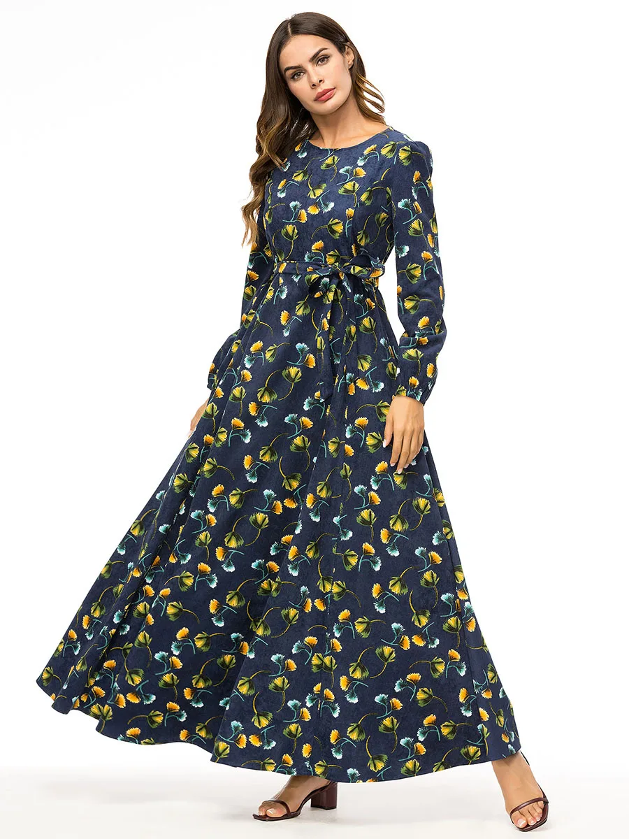 Мусульманские платья большого размера платье-кафтан модное простое свободное