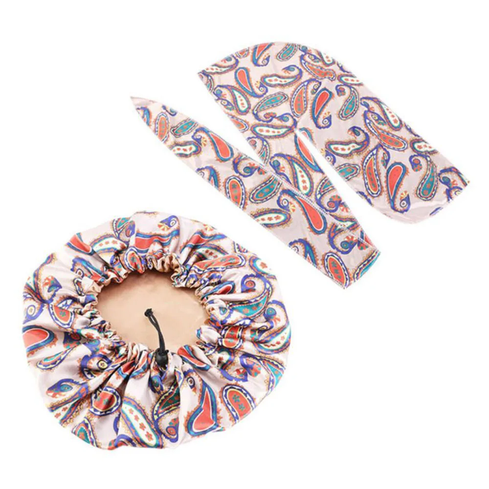 Дизайнерская шелковая долговечная шапочка с принтом для мужчин и женщин