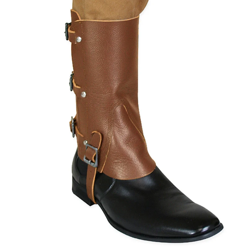 Гетры в средневековом стиле стимпанк броня спаты военные ботинки кожаные