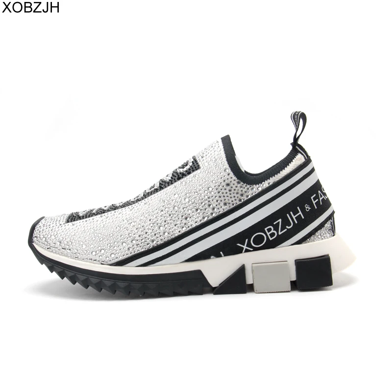 Роскошная женская обувь на плоской подошве сезон осень дизайнерская без