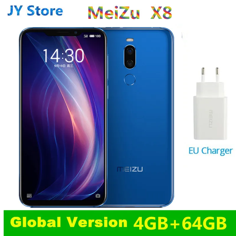 Фонарик Meizu X8 4 гб 64 4G LTE восьмиядерный процессор Snapdragon 710 6 15 дюйма 2220x1080P
