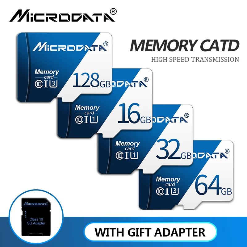 Карта памяти 32 ГБ Micro sd карта 128 флэш-накопитель 8 16 256 Гб TF для мониторинга телефона