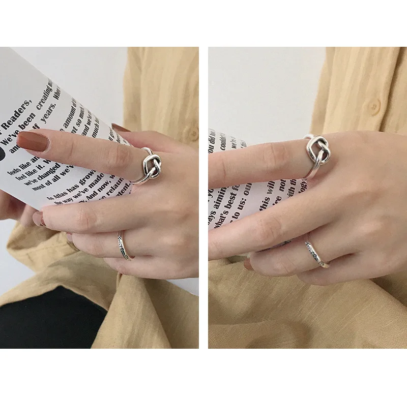 SHANICE/Мужское женское кольцо из стерлингового серебра S925 пробы, винтажные любовные сердца, Женское кольцо, индивидуальные Серебряные вечерние кольца в стиле панк