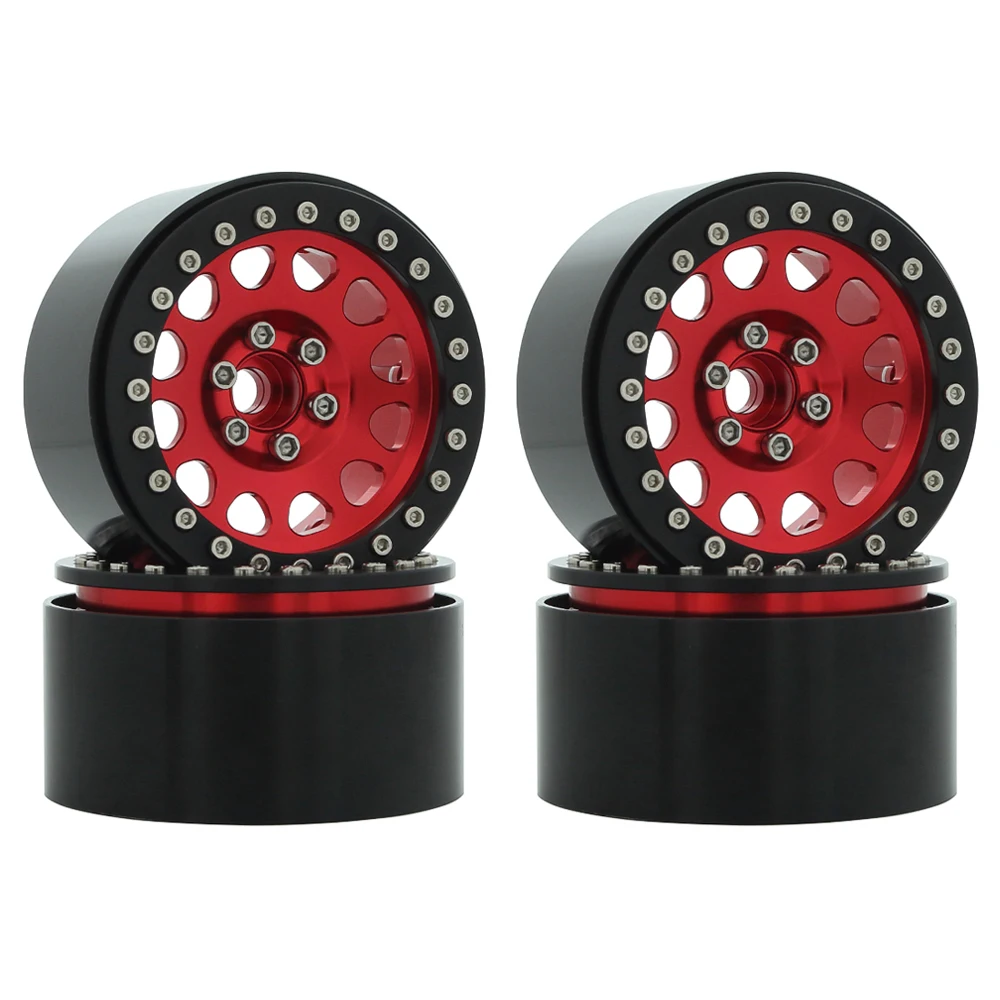 1 шт./4 шт. алюминиевые диски с ЧПУ 2 обод для бисероплетения 61x35 мм 1/10 RC гусеничного