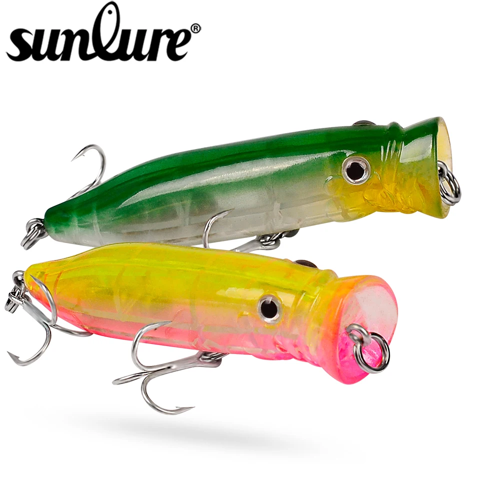 

Sunlure 1 шт. топвотер Поппер 7 см-9 г длинный литая искусственная жесткая приманка для морского тунца GT Pesca Isca