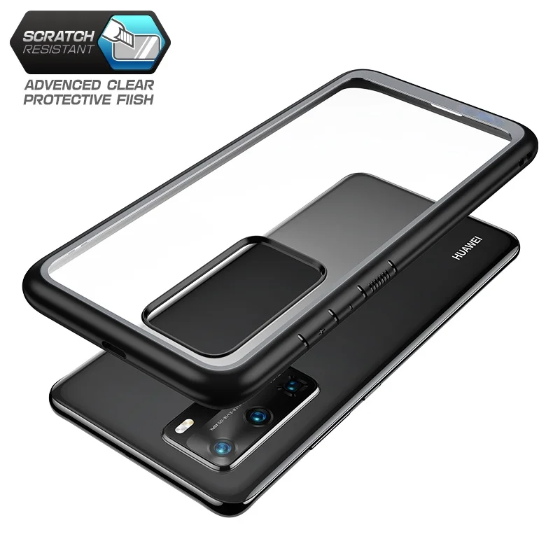 Phone Case For Huawei P40 Pro Case (2020 Release) Style Slim Anti-knock Premium Hybrid Protective TPU Bumper+PC Clear Cover