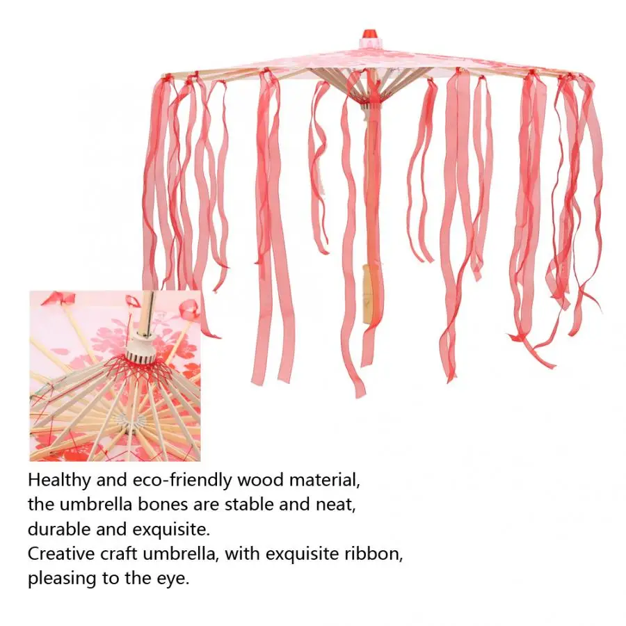 Зонт ручной работы домашний декоративный зонт из шелковой ленты | Дом и сад