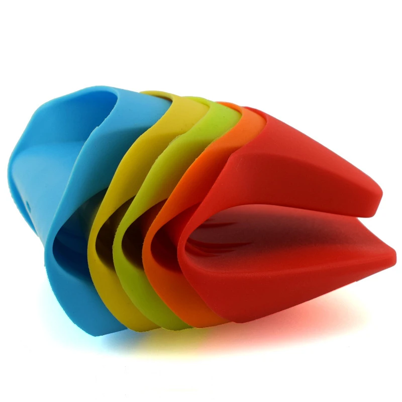 Силиконовые термостойкие Противоскользящие силиконовые перчатки с зажимом для