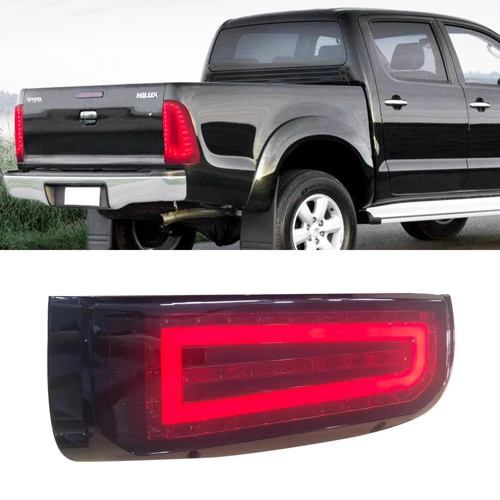 1 пара Предупреждение ные задсветильник фонари для TOYOTA HILUX VIGO 2004 2015|Фара авто в