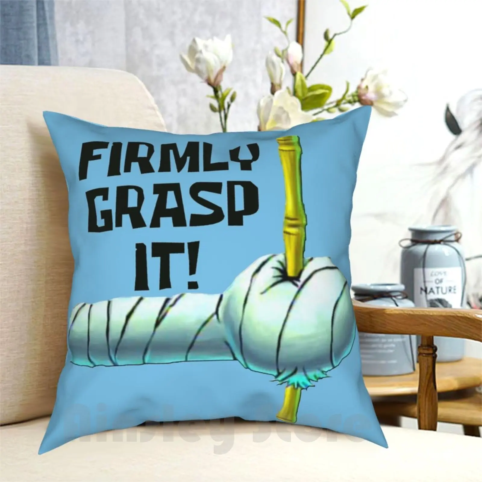 Firmly Grasp It! Pillow Case Printed Home Soft DIY Pillow co
