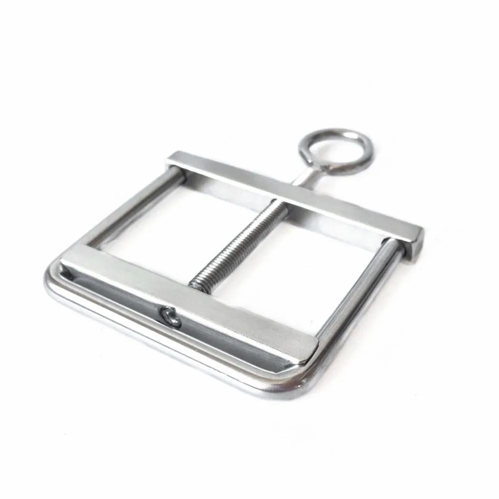 Зажим для растяжки мошонки из нержавеющей стали выжималка пениса яиц