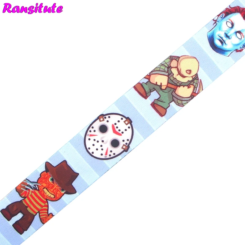 Шнурок в виде страшного фильма брелок для идентификационной Карты держатель