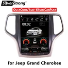 Android стерео Tesla экран для Jeep,Carplay автомобильное радио для JEEP Grand Cherokee 2014-2021 мультимедийный плеер GPS навигация