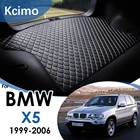 Кожаные автомобильные коврики Kcimo для багажника BMW X5 E53 1999-2006, аксессуары, Задняя подкладка для груза, коврик для багажника, автомобильный коврик, коврик для пола 2005 2004