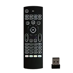 mx3 air mouse voice backlit version android smart wireless air mouse remote control t3 mouse and keyboard free global shipping