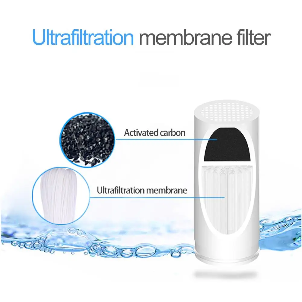 

Home Kitchen Faucet Water Filter Gallon Long-Lasting Tap Water Filtration System With Carbon Fiber Filter Fits Standard Faucets
