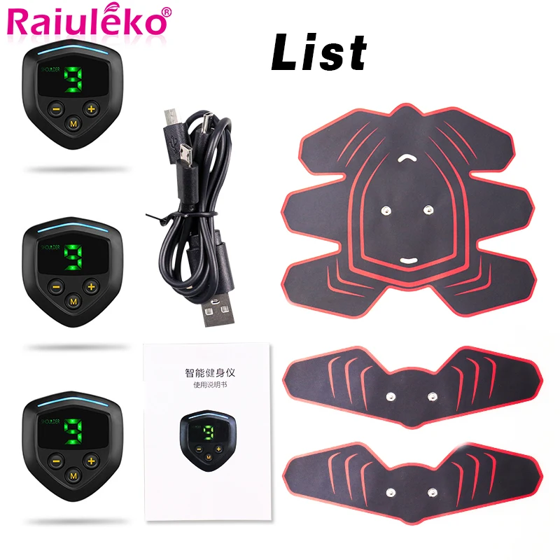 EMS стимулятор мышц живота тренажер ABS оборудование для фитнеса тренировки