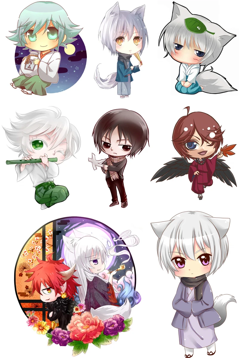 1 шт. милый аниме Kamisama Love мультфильм Tomoe Шаблон наклейка на чемодан косплей