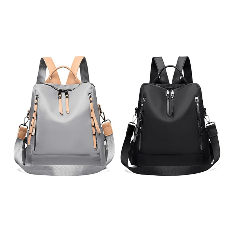 

NEW-Ladies Backpack Waterproof Lightweight Handbag Oxford Backpack Travel Backpack Women Shoulder Bag