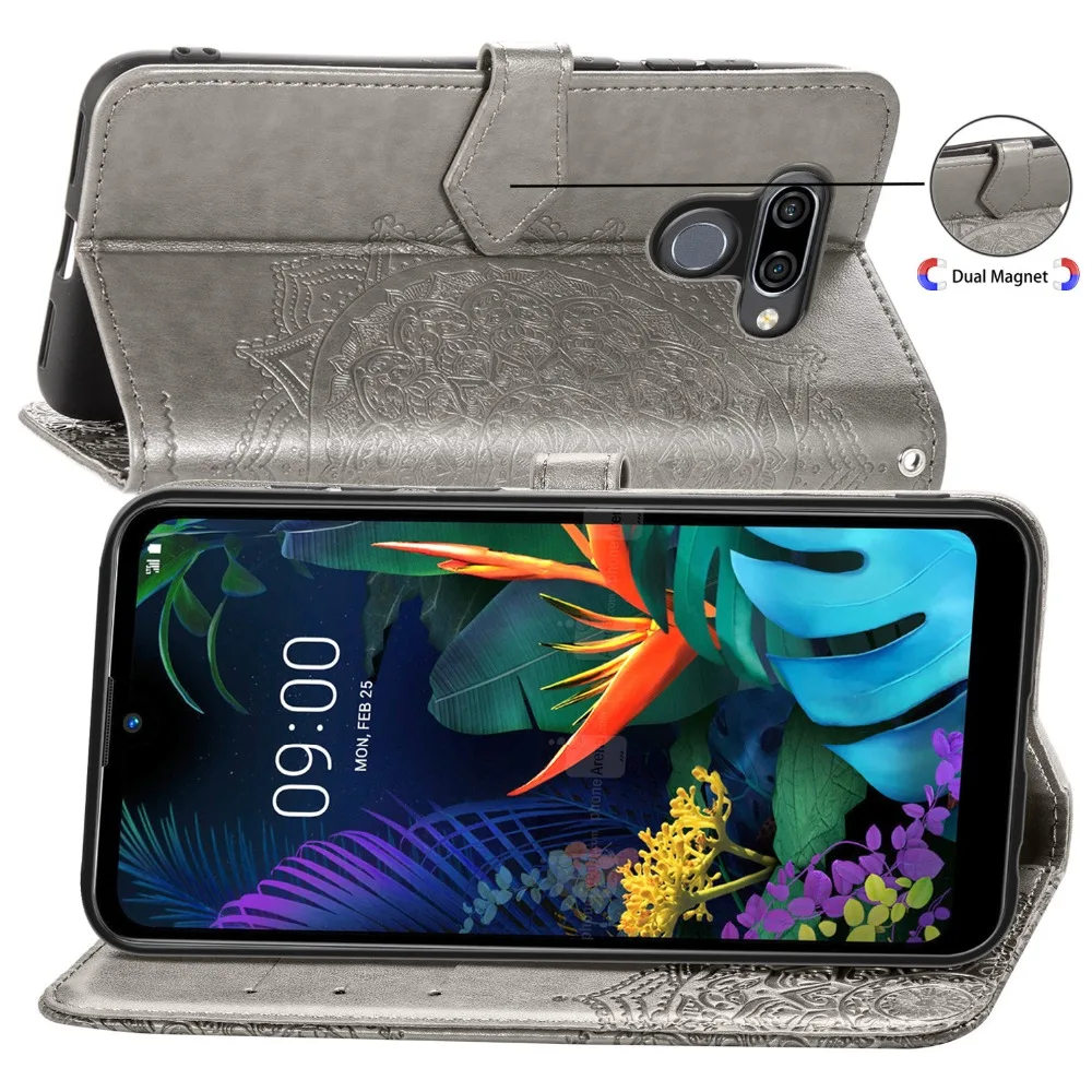 Роскошный чехол-книжка из искусственной кожи для LG LV3 LV5 LV7 K11 K30 K40 K50 Q60 LG Stylo 4 Stylo 5 Q Stylo