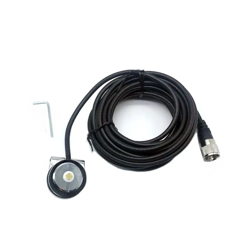 NMO UHF/VHF крепежная антенна с кабелем для QYT KT 7900D 8900D Baojie BJ 218 318 автомобильное