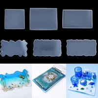 fruit tray mold tea tray epoxy silicone mold plate mold resin tray coaster mold for diy resin craft jewelry making casting molds