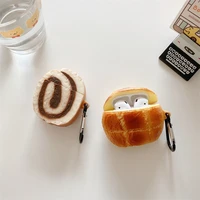 3d simulation bread cake earphone cases for airpods 1 2 pro 3 silicone headphones case for for airpods charging box cover ow
