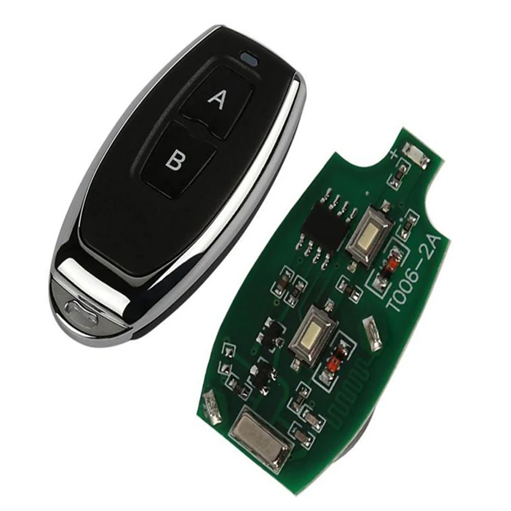 433MHZ Stable Signal Adjustable Mode Wireless Switch Set Relay Receiver Entrances Doors Lifting Equipment Remote Control Alarm |